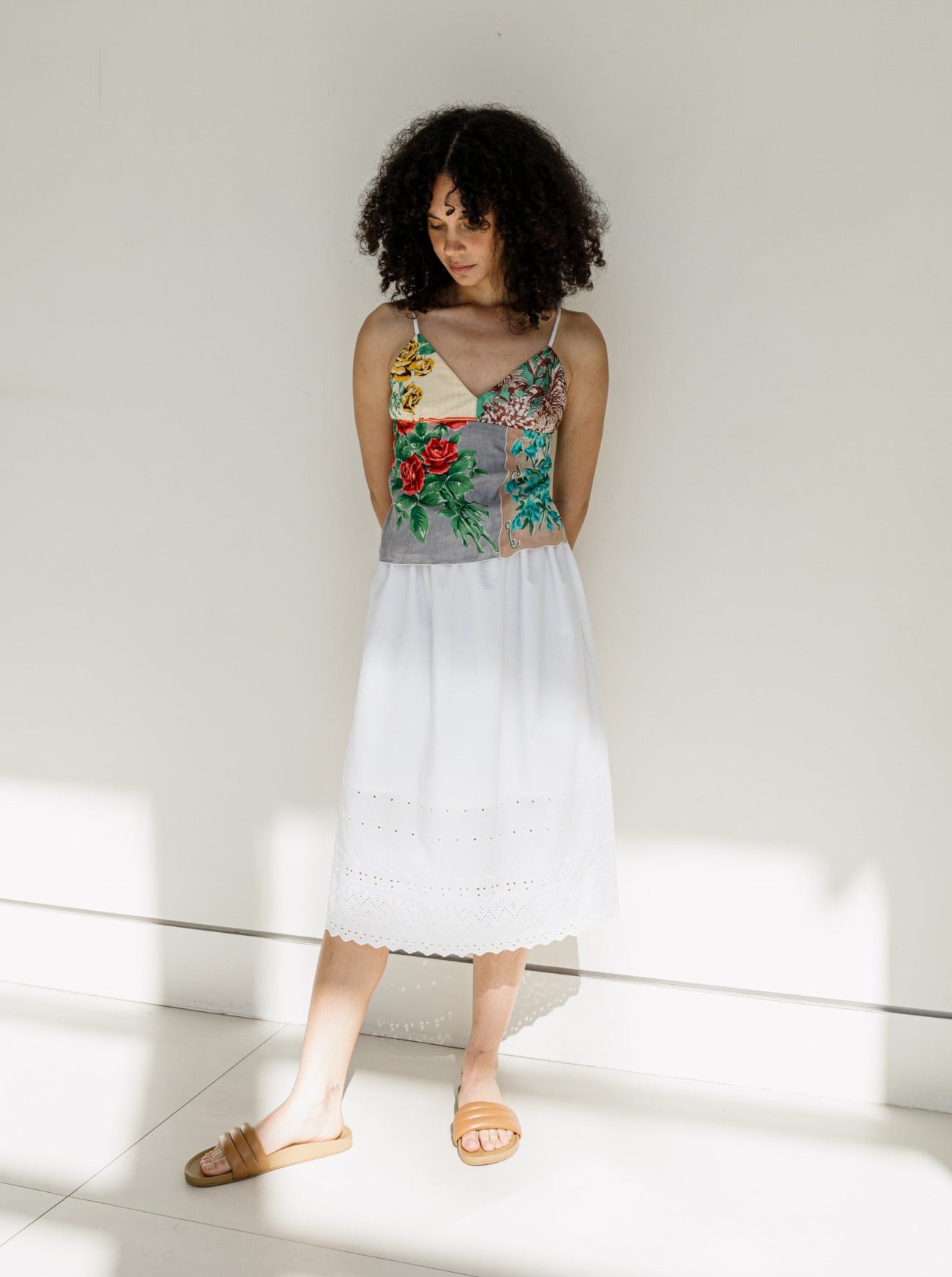 claudette eyelet skirt