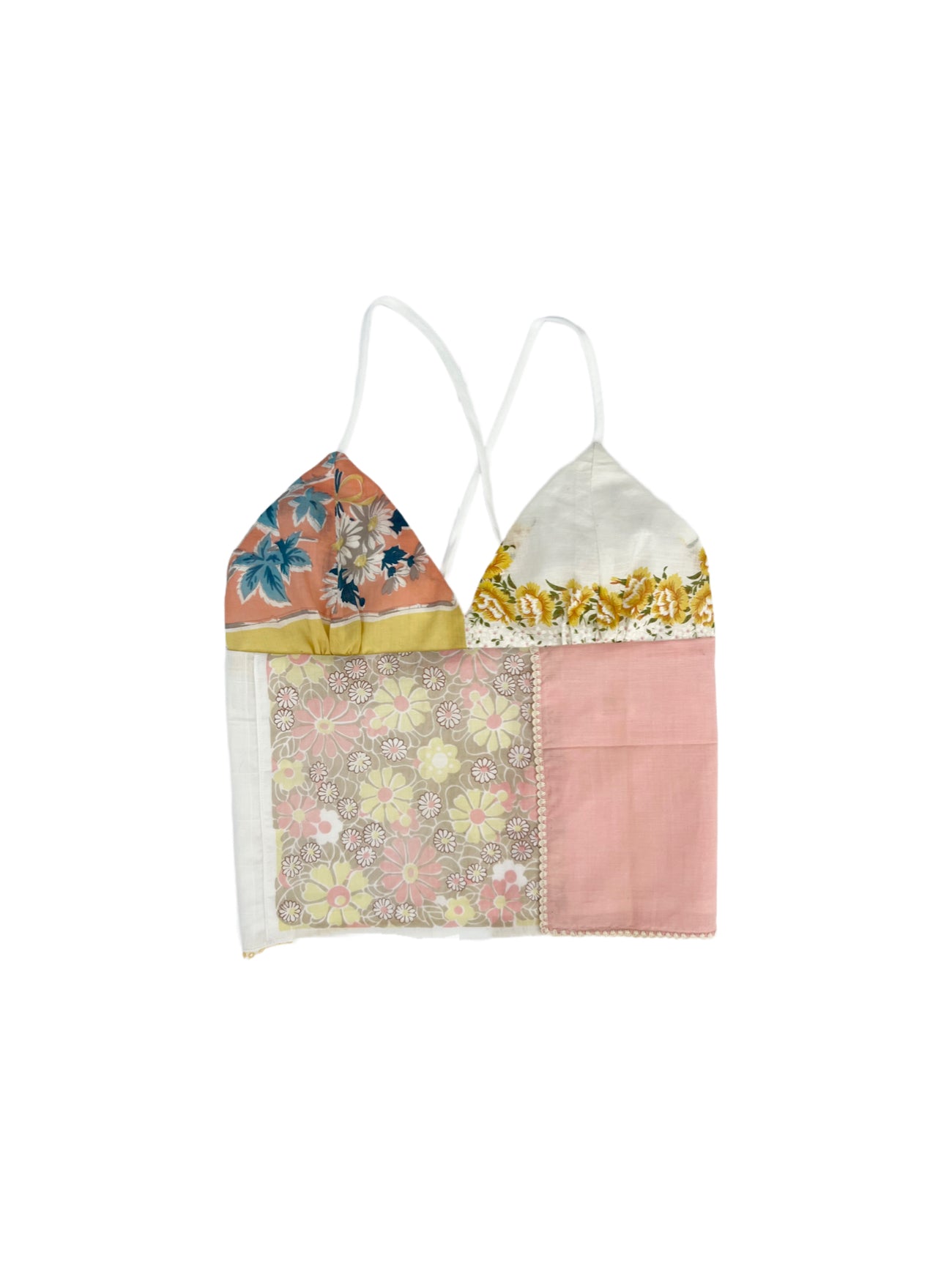 Mabel hankie halter top Peach