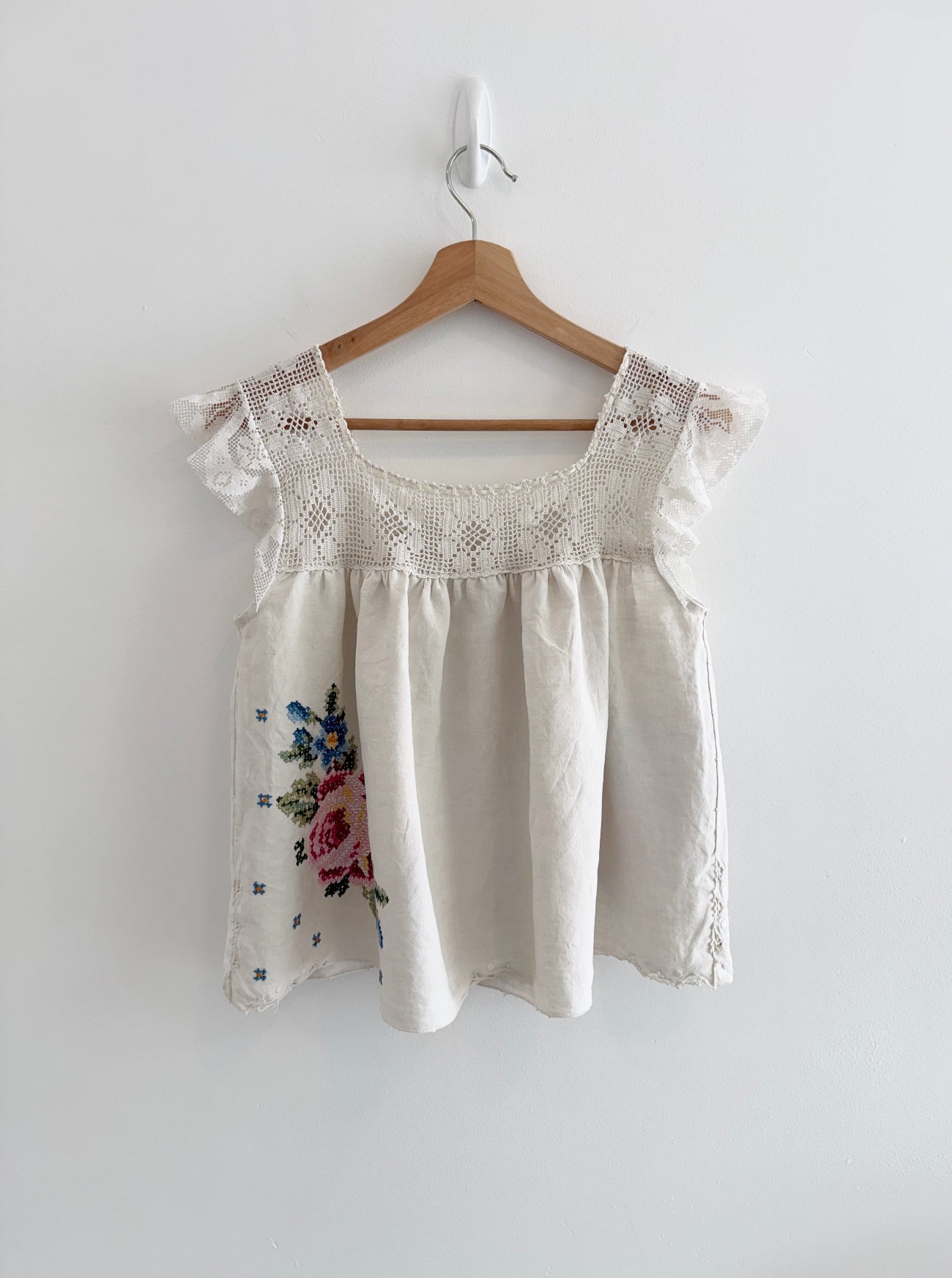 Antique crochet blouse