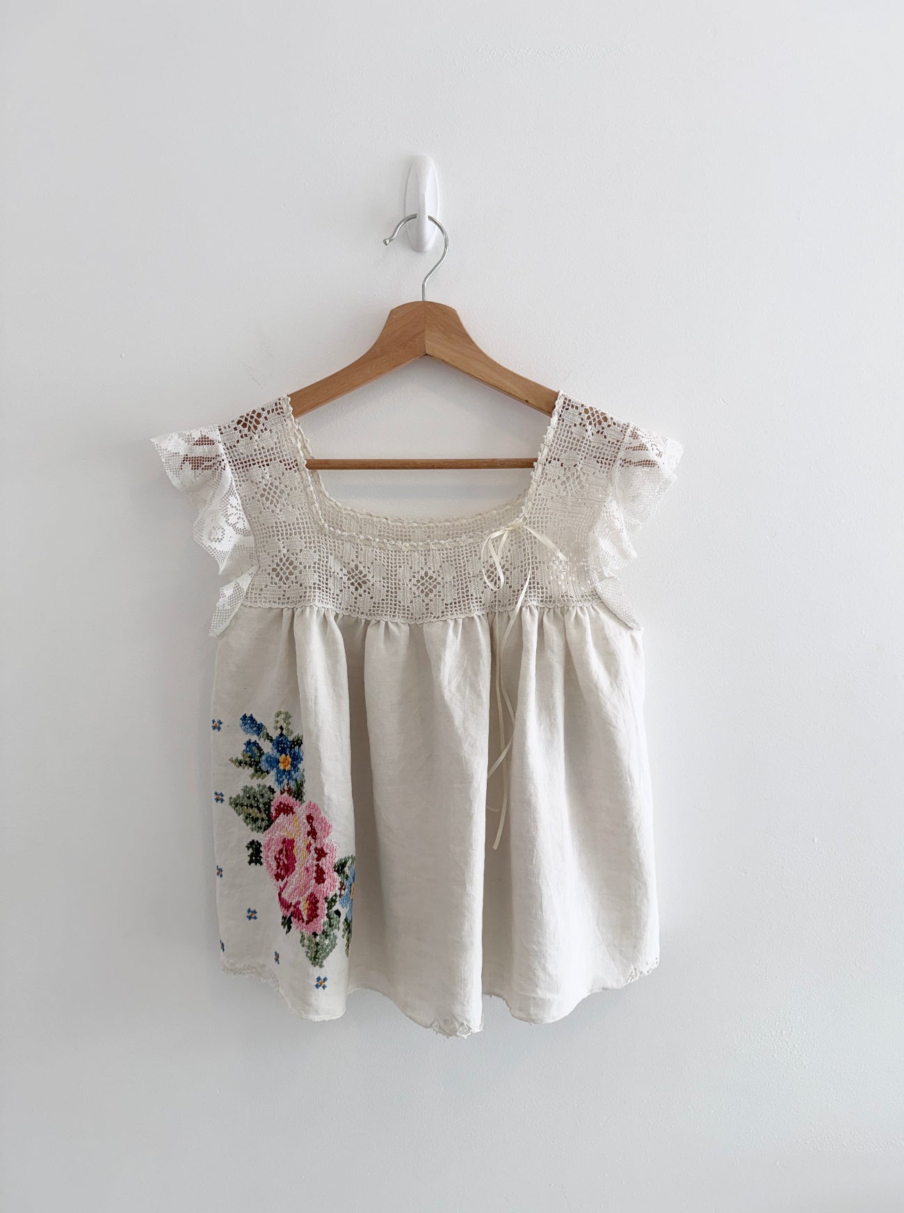 Antique crochet blouse