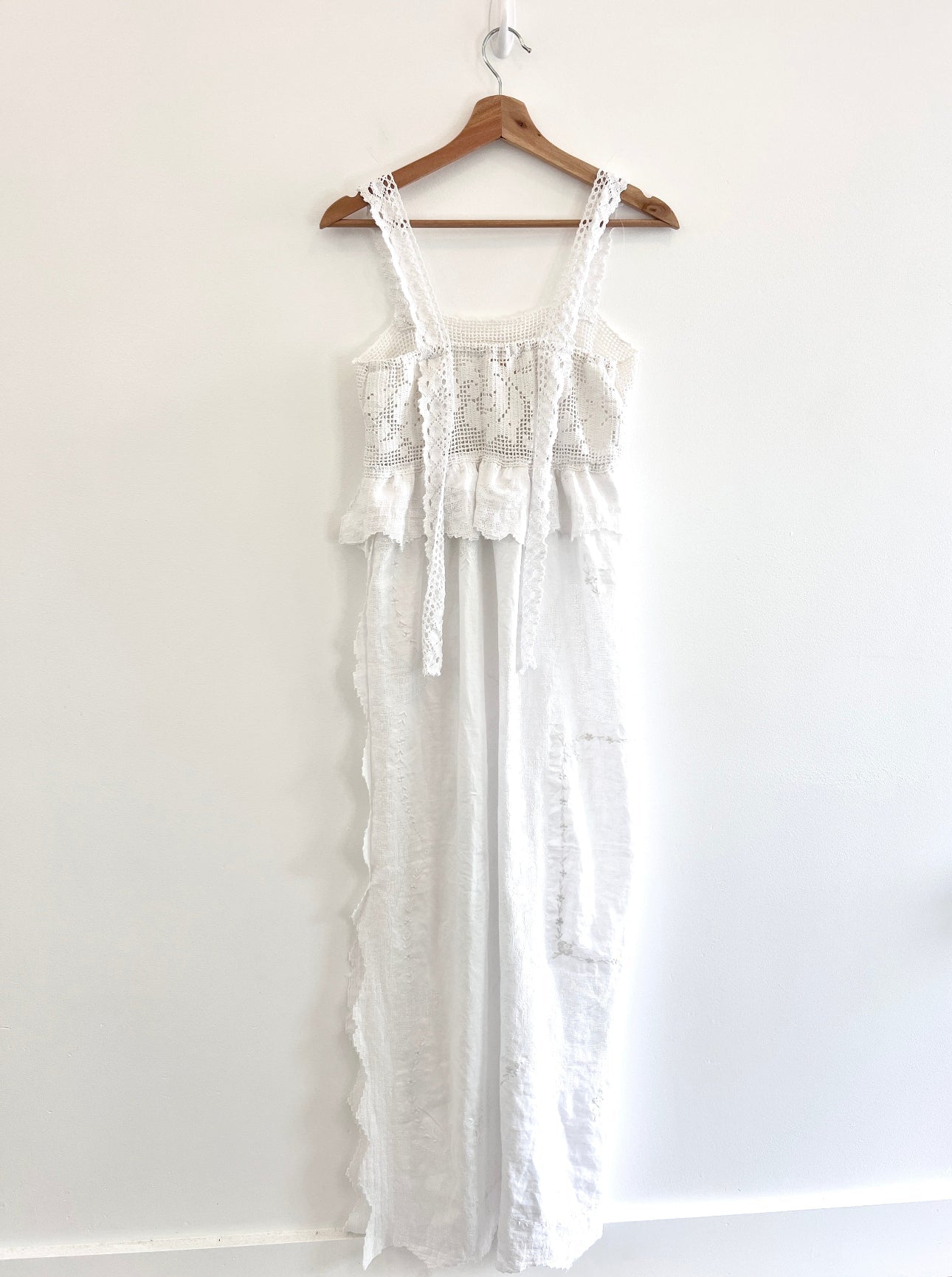 amelia crochet back dress