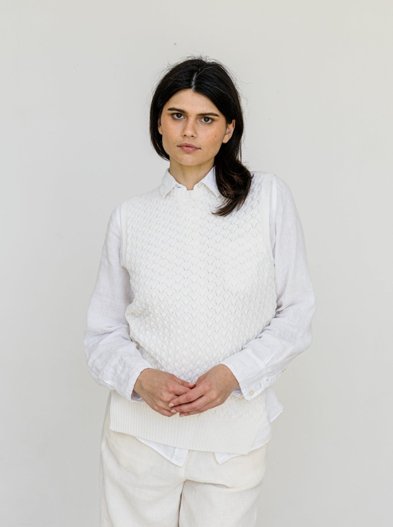 charlotte pointelle sweater 