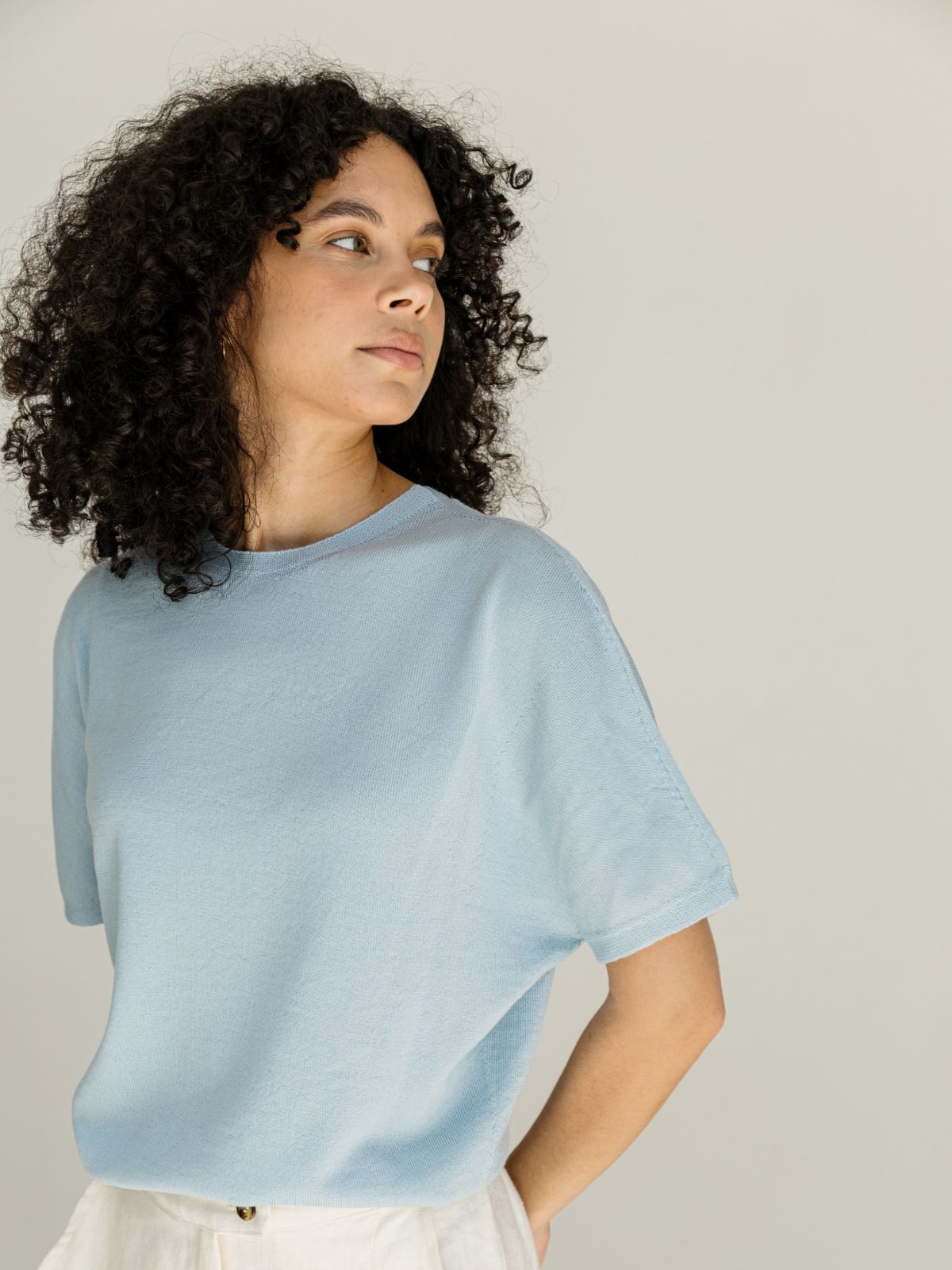 stacia sweatertees tshirt weight merino sweaters 3D knits