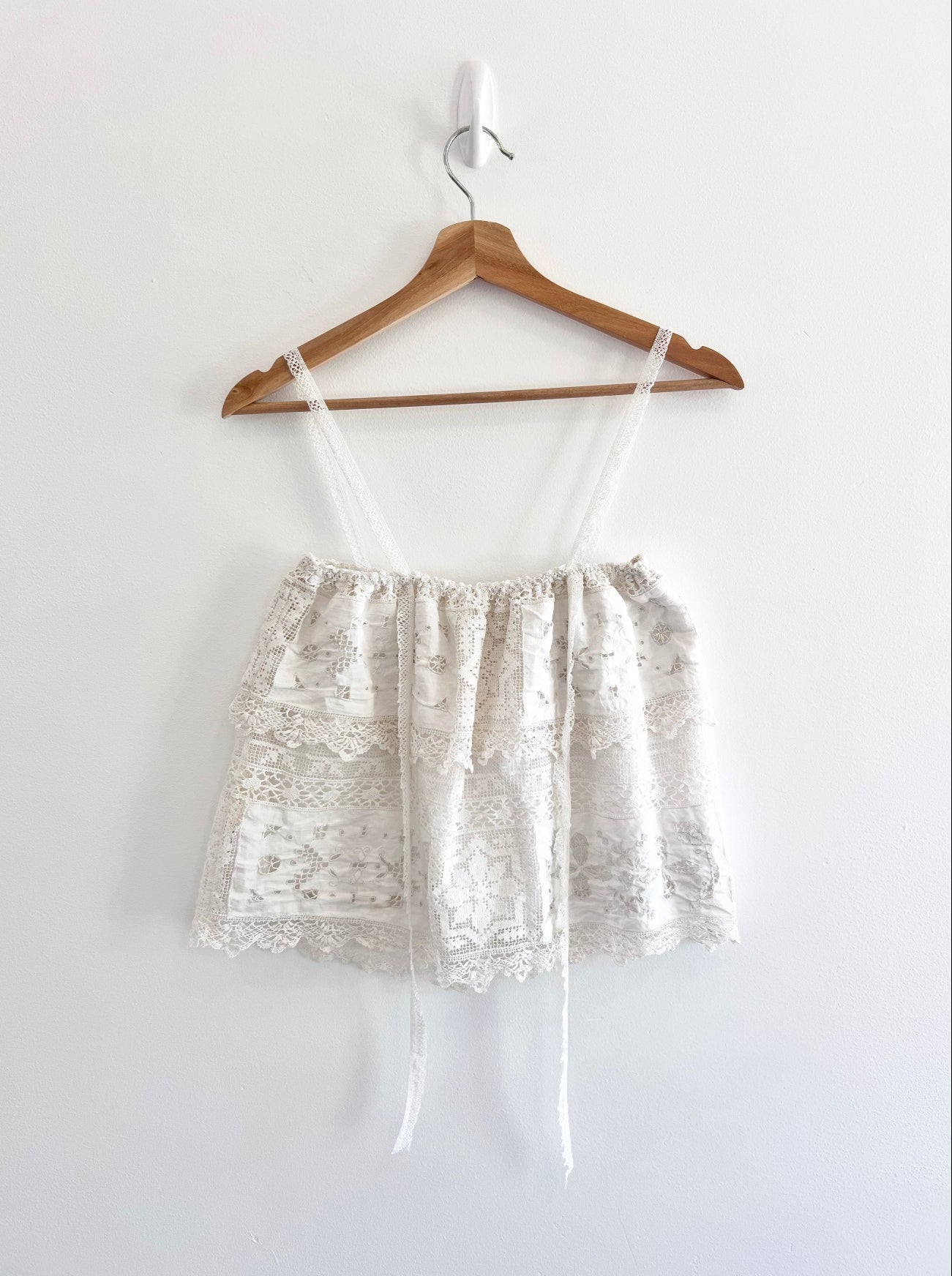 georgia antique lace camisole top back view