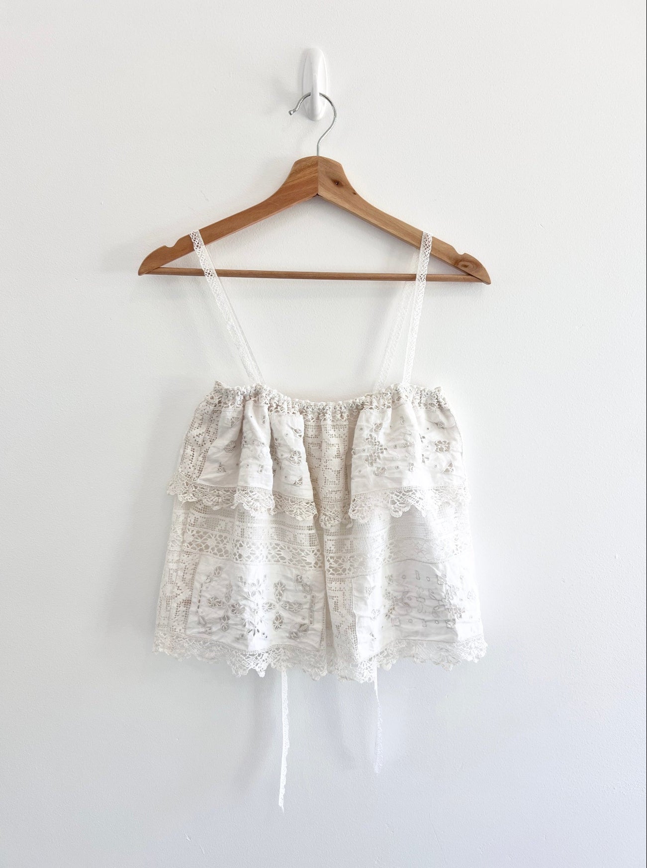 georgia antique lace camisole top front view