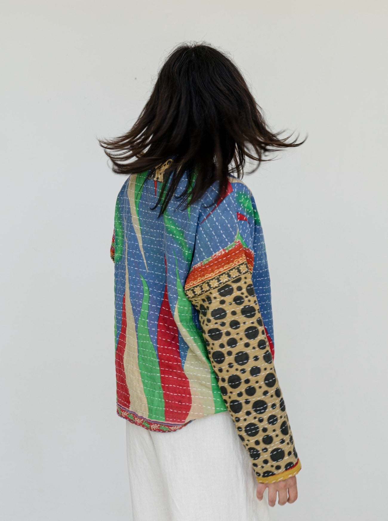 kantha kelp jacket side view