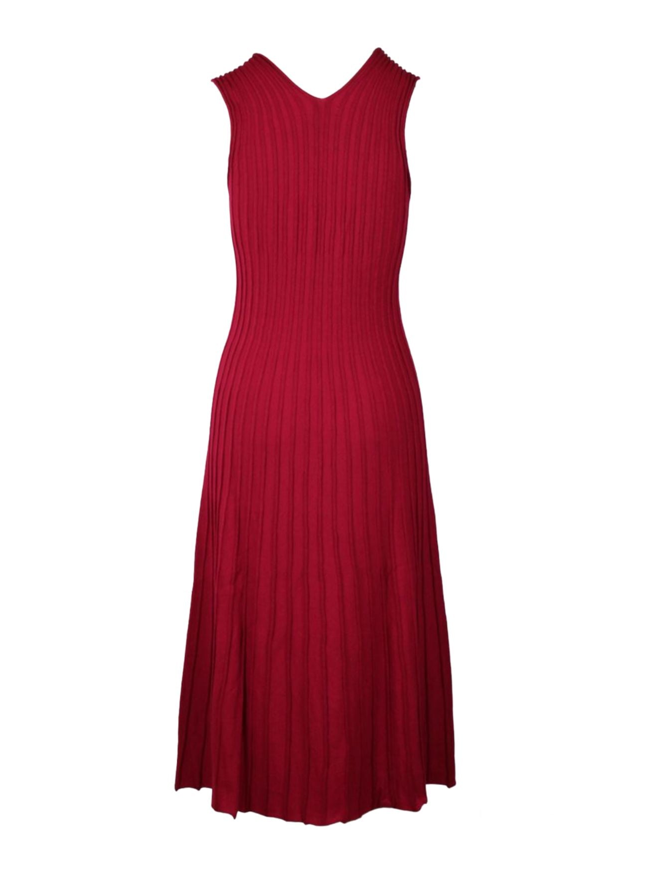 kendall variegated crimson dress back view
