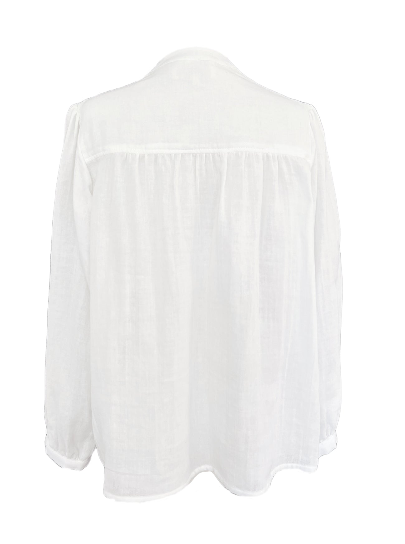 Mackenzie ivory gauze beach tunic