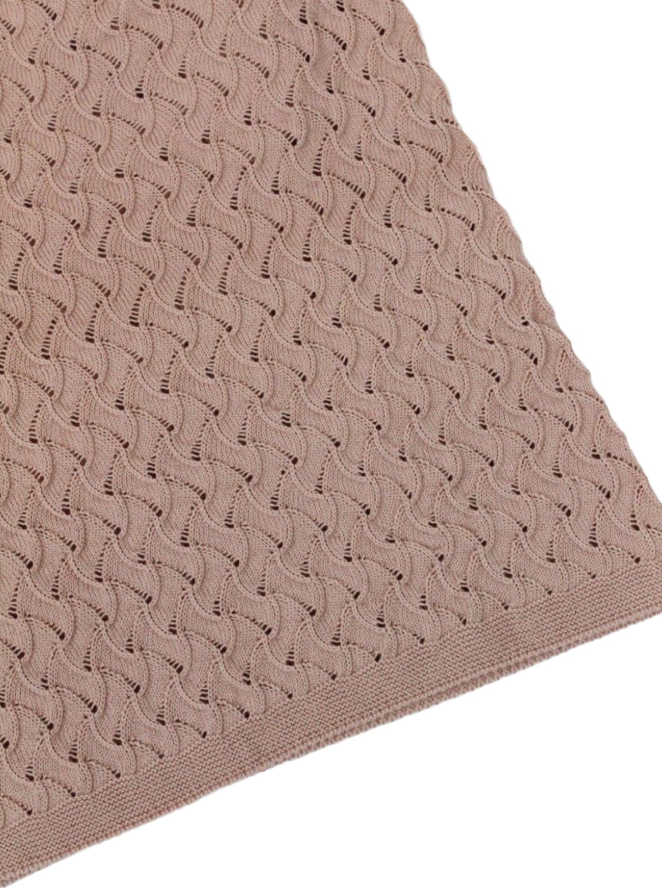 cotton pointelle stitch detail