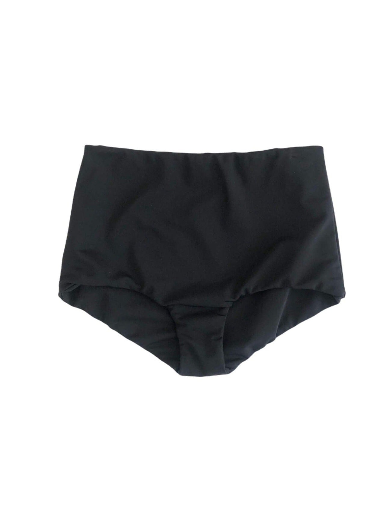 black lido high waisted bikini bottom