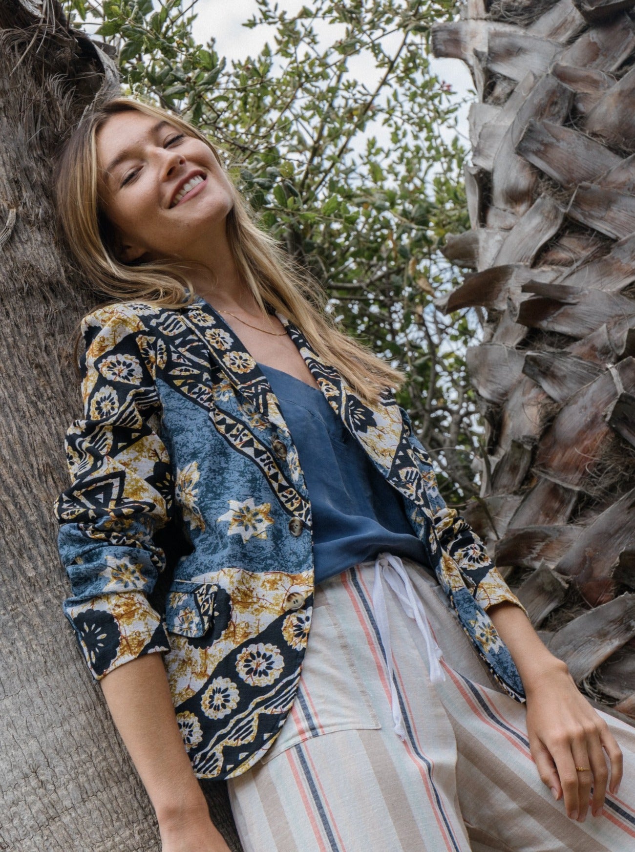 hawaiian print jacket