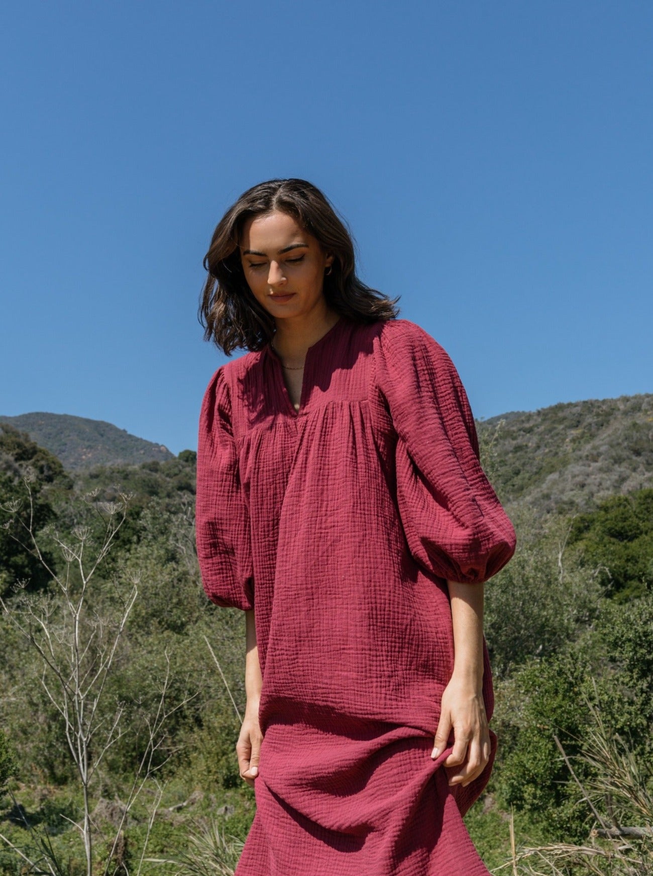 brick paloma dress