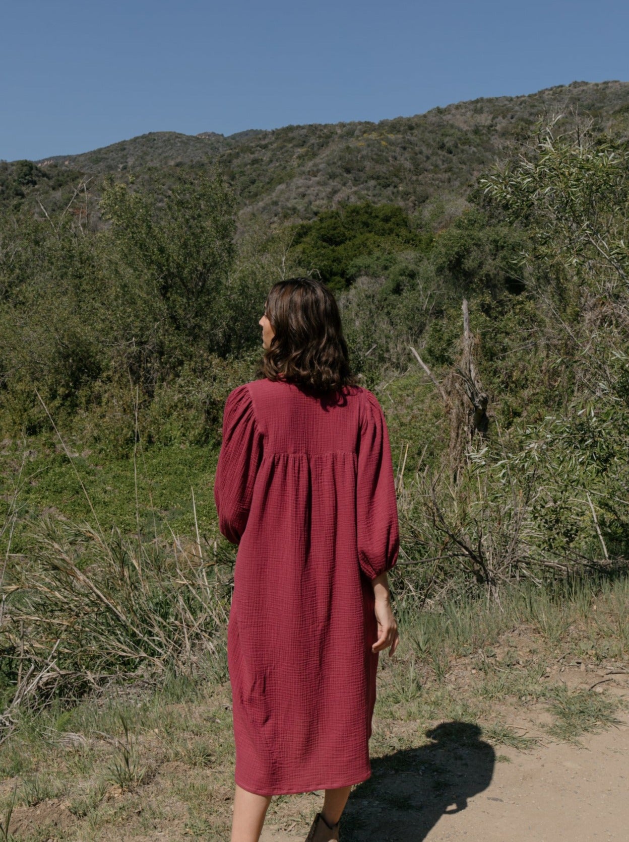 brick paloma dress backview