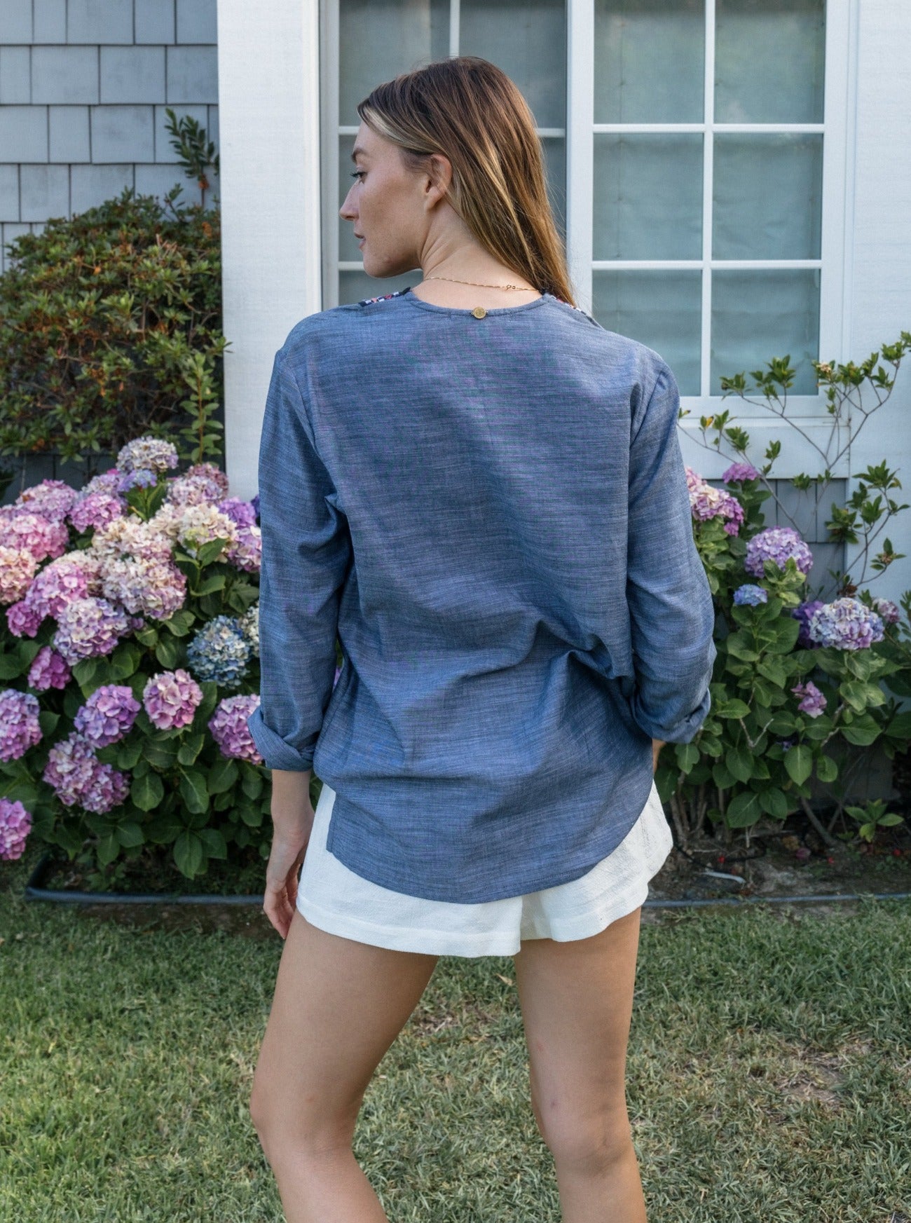 chambray tunic