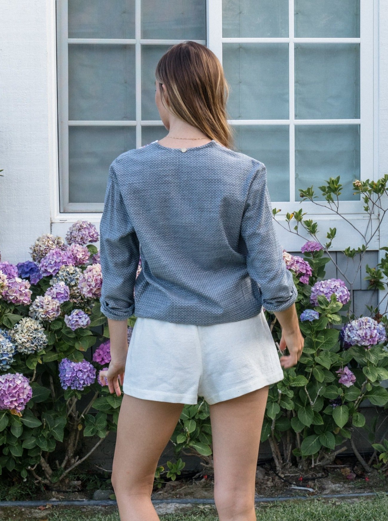chambray tunic