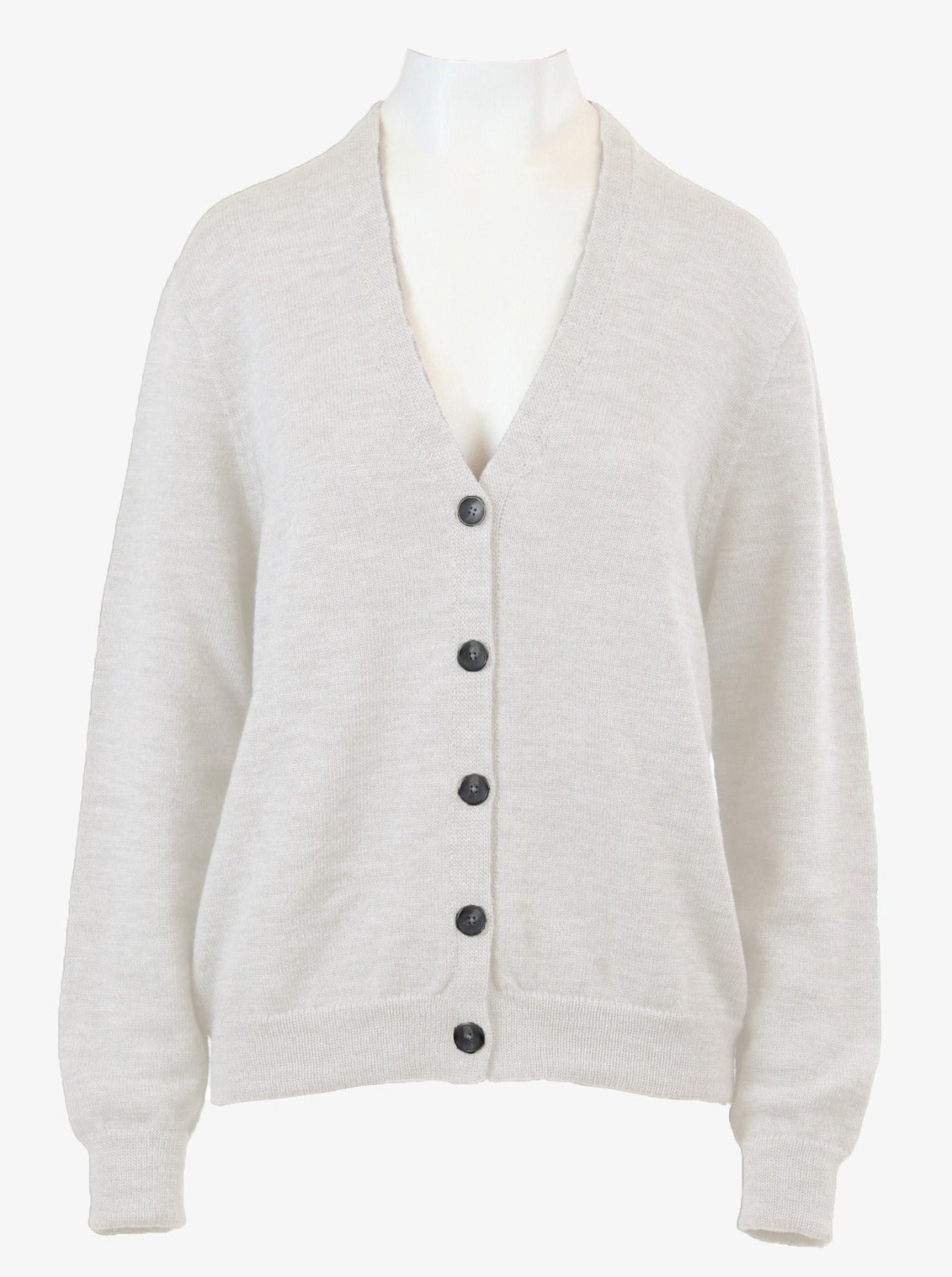 james pearl merino wool 3D knit cardigan