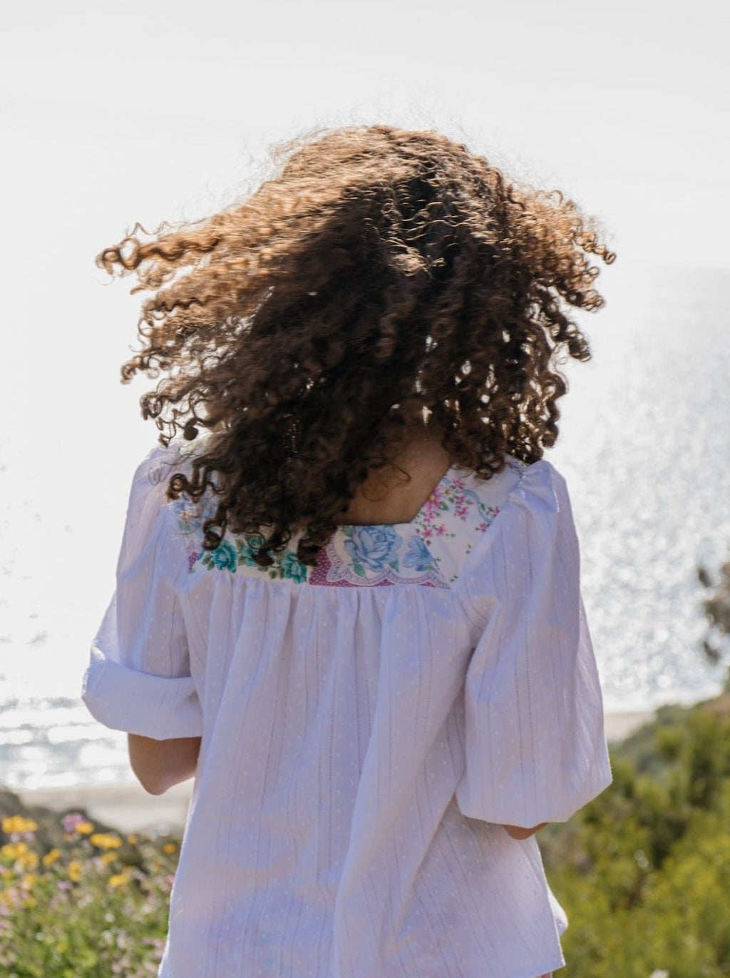luella hankie top backview