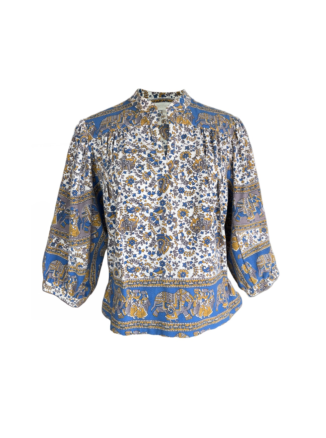 mesa sky ikat top front view