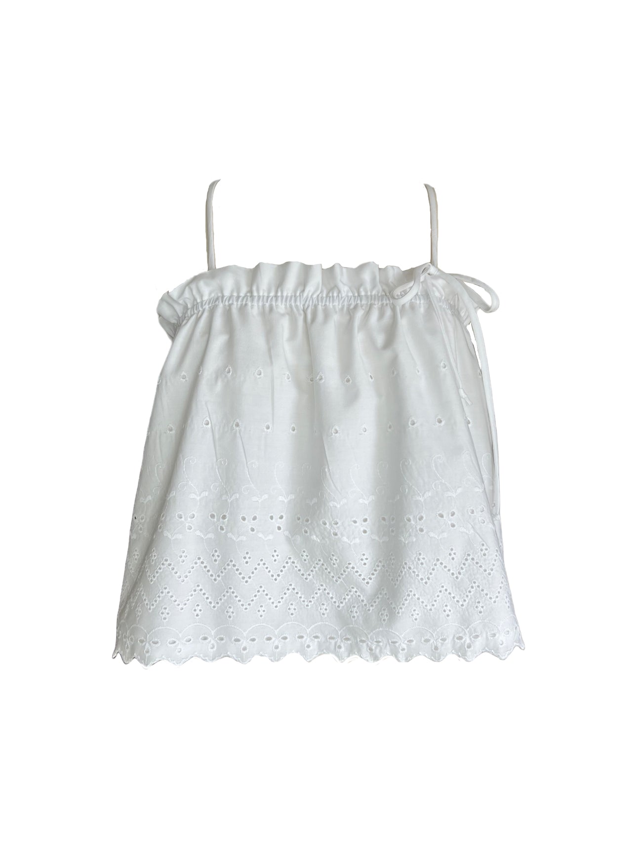 rita eylet tank top front view