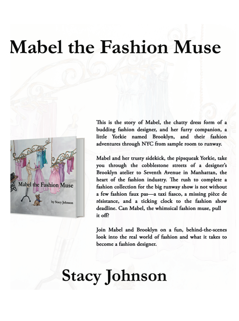 Mabel the Fashion Muse Children's Book