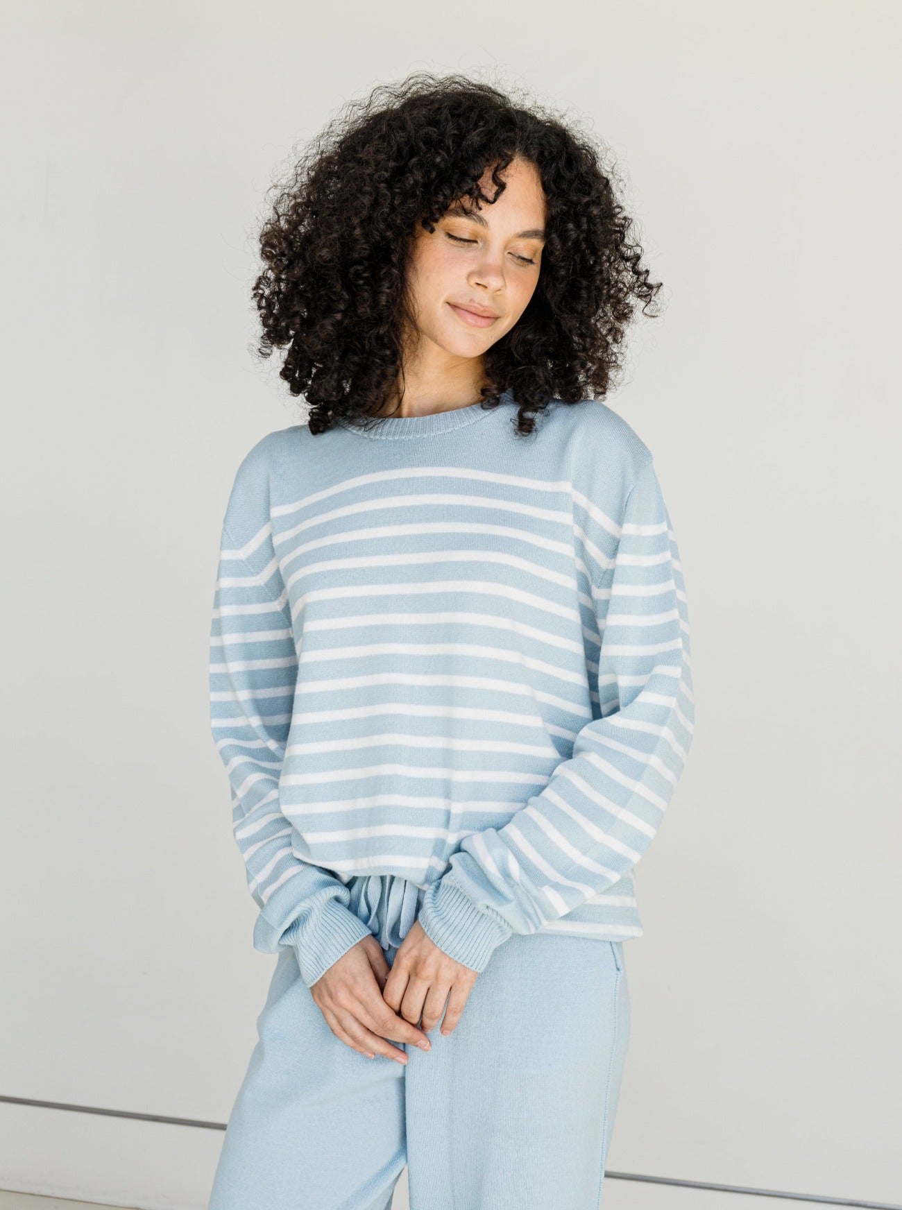 unisex montauk cloud stripe sweater